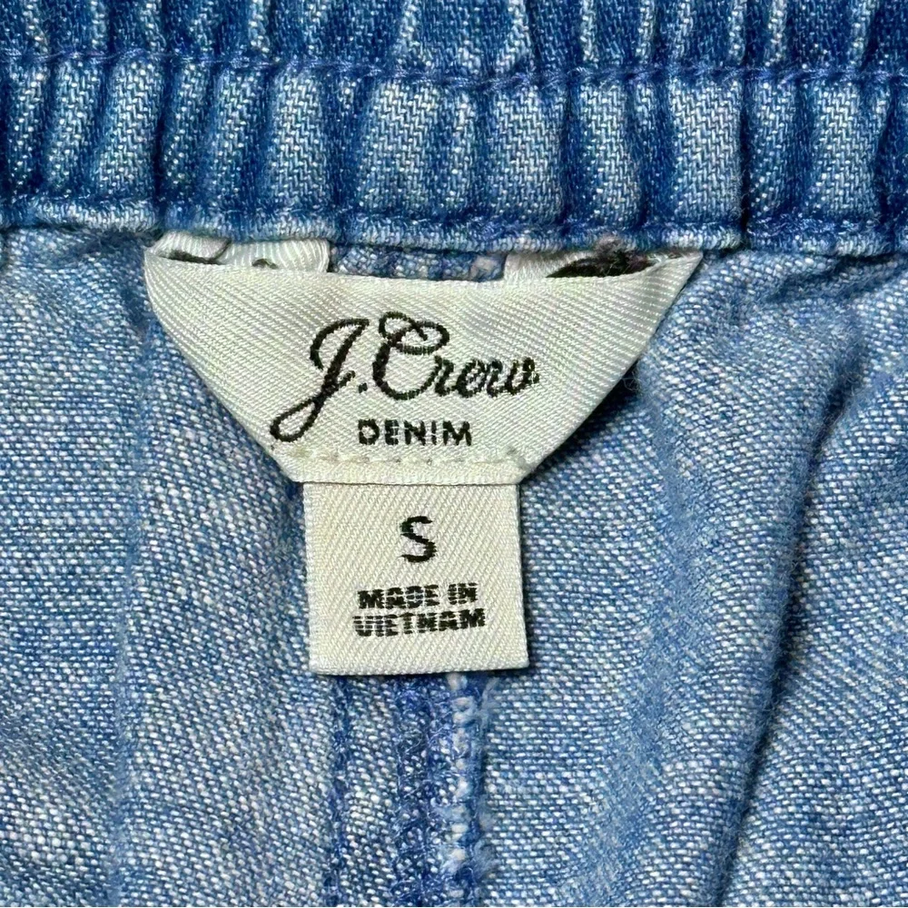 J. Crew Seaside Denim Pants in Chambray Size S
